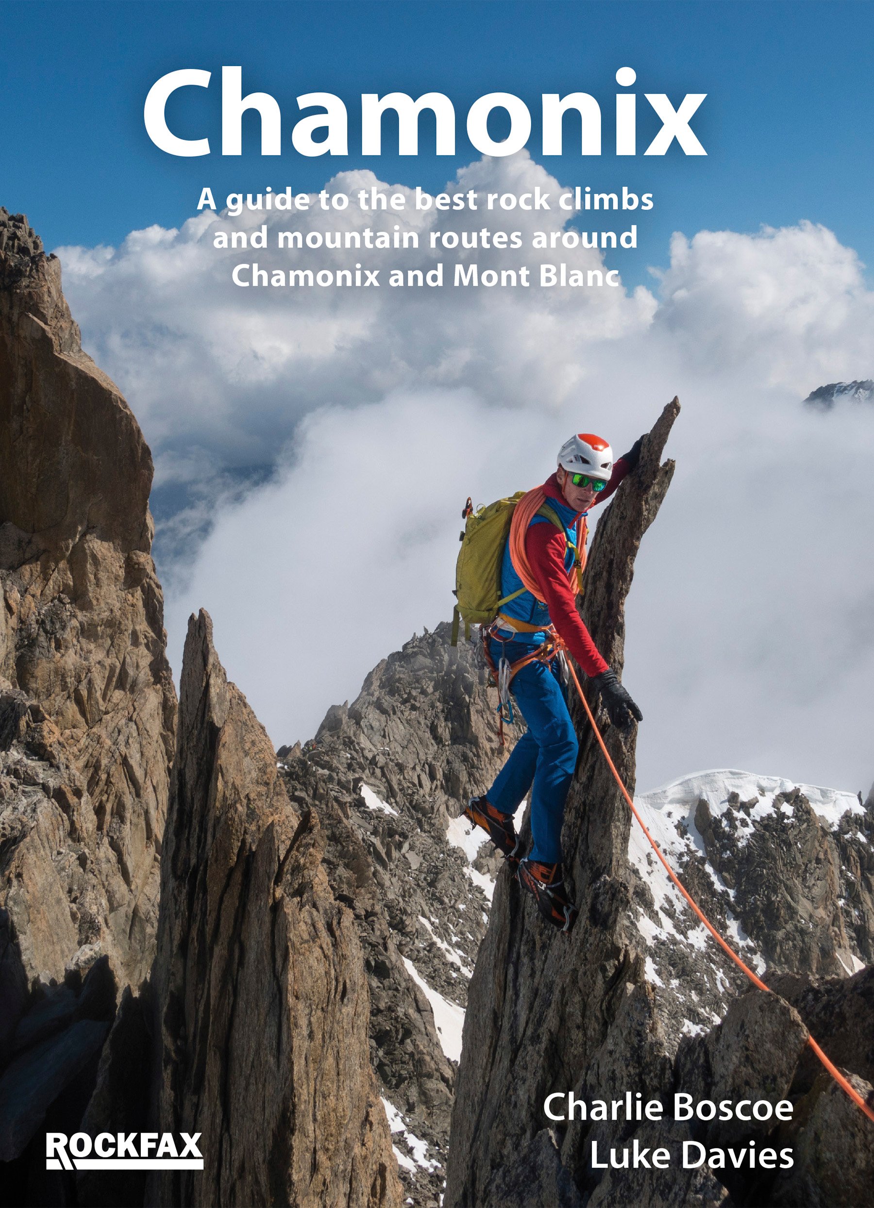 The cover of the 2022 Edition Rockfax Chamonix Guidebook